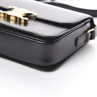 Celine Shiny Calfskin Small Triomphe Black 6 of 8