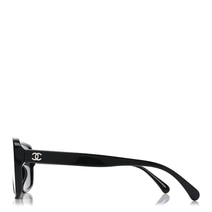 Chanel Acetate Shield 71540 Sunglasses Black 4 of 6
