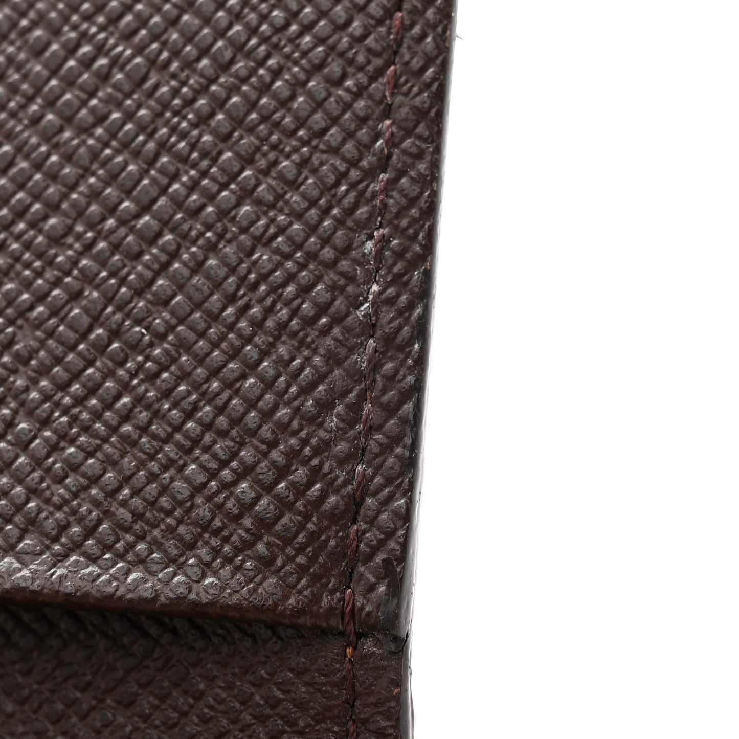 Damier Ebene Simple Checkbook Cover Wallet