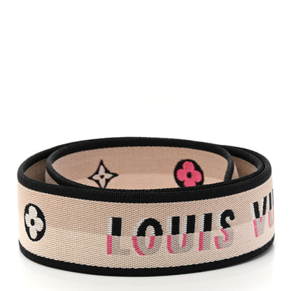 Louis Vuitton Jacquard Speedy Bandouliere 20 Shoulder Strap Black 2 of 4