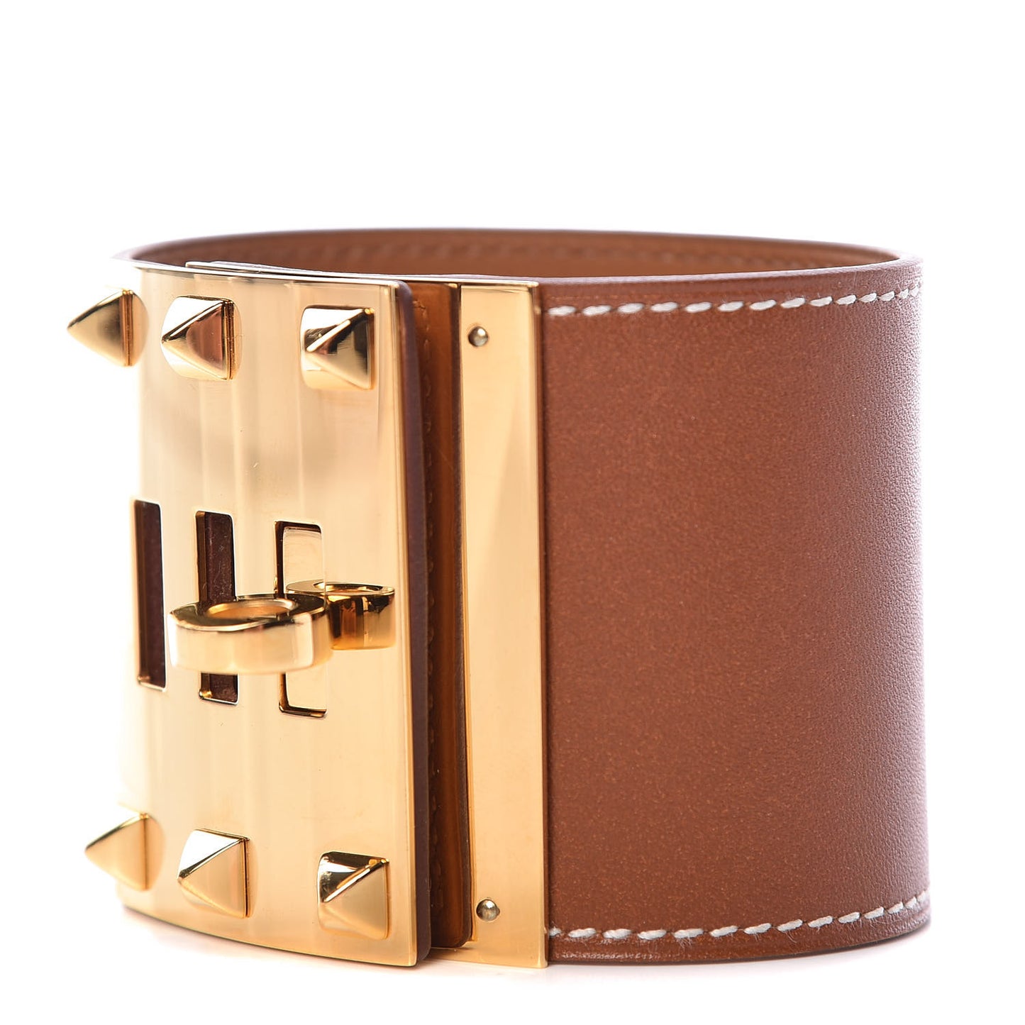 Barenia Kelly Extreme Dog Bracelet S Fauve