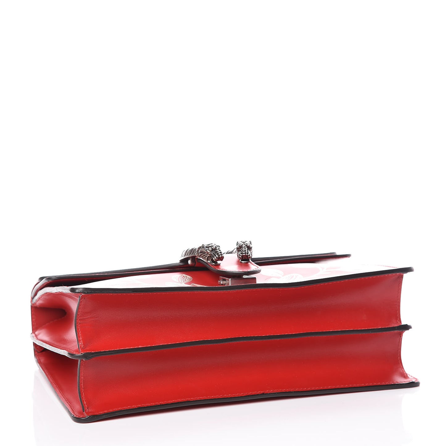 Calfskin Chinese New Year Medium Dionysus Shoulder Bag Hibiscus Red