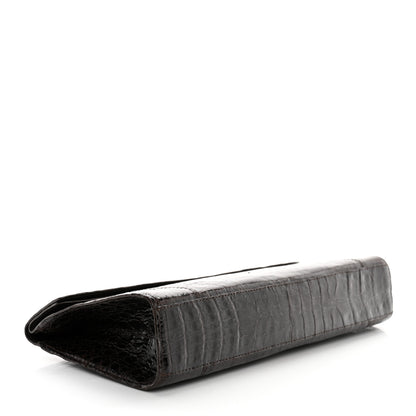 Nancy Gonzalez Crocodile Clutch Brown 3 of 6