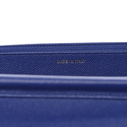 Chanel Caviar Quilted Vintage Mademoiselle Wallet On Chain WOC Blue 7 of 12