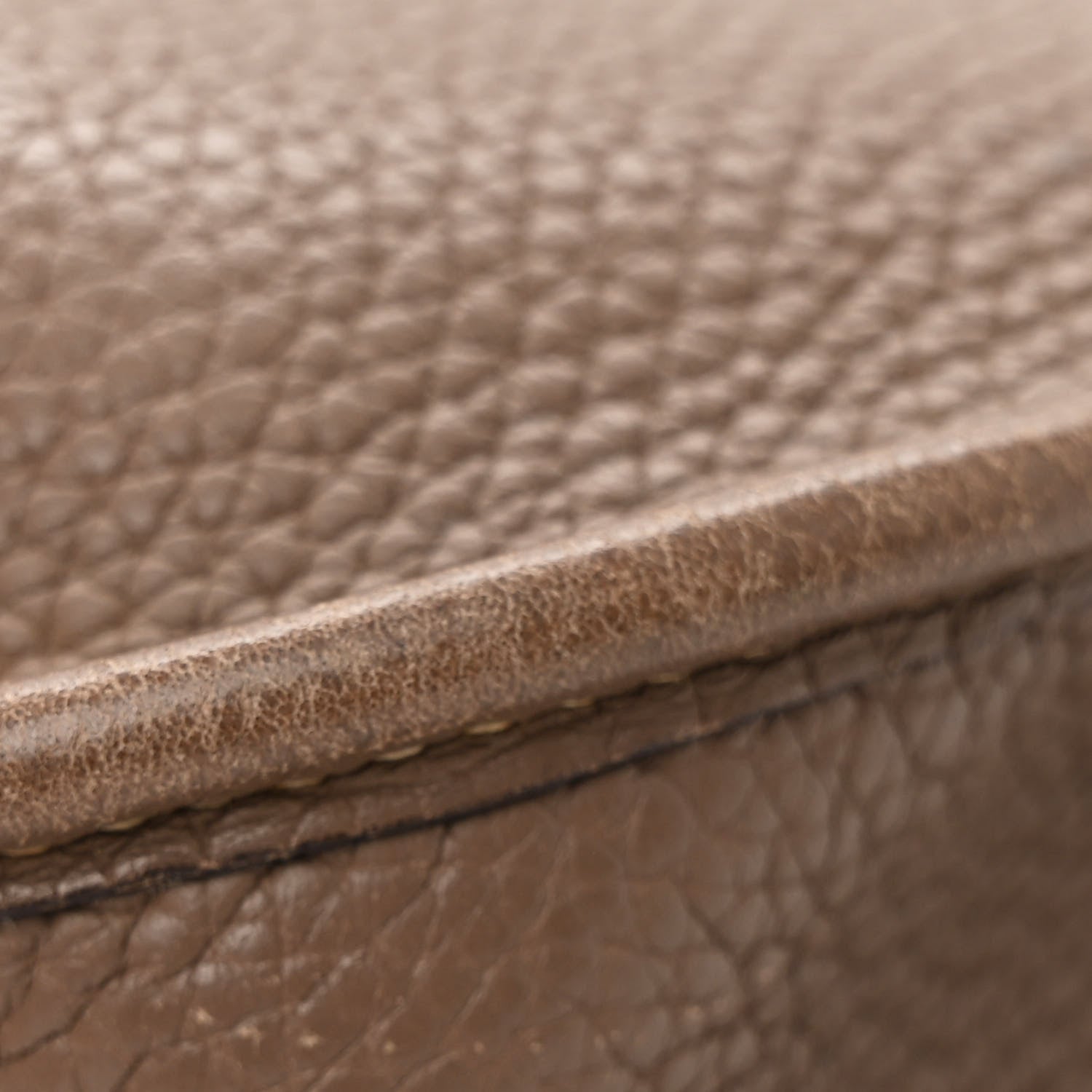 Hermes Taurillon Clemence Evelyne PM Etoupe 11 of 13