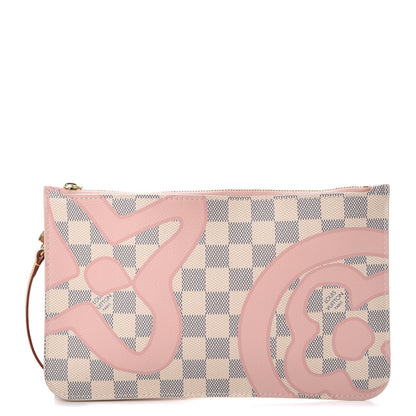 Louis Vuitton Damier Azur Tahitienne Neverfull MM GM Pochette 1 of 8