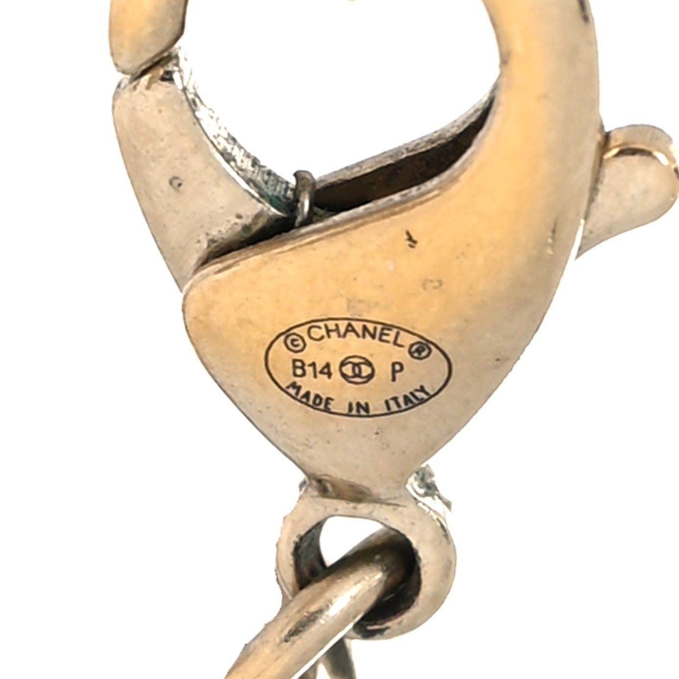 CC Medallion 100 Anniversary Chain Necklace Gold