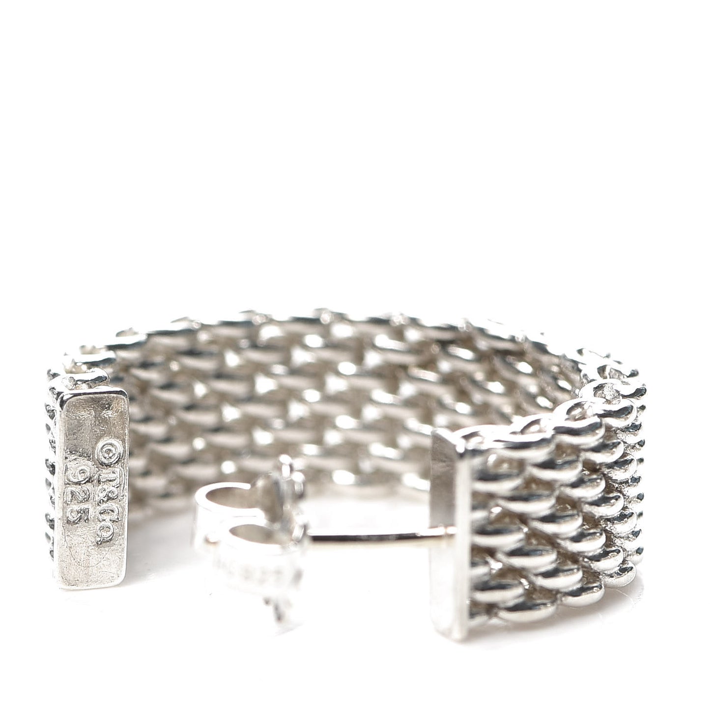 Sterling Silver Wide Somerset Hoop Earrings
