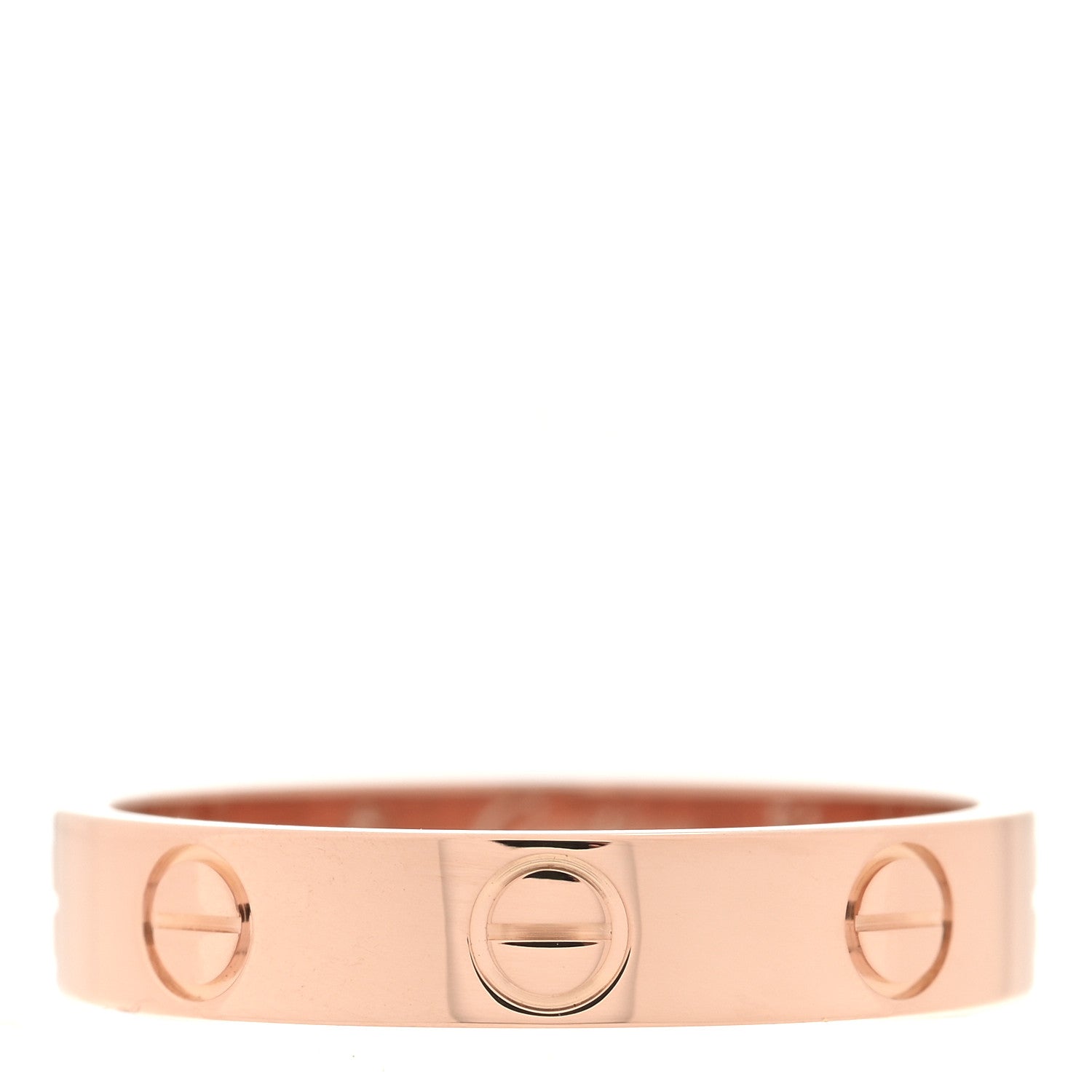 Cartier 18K Pink Gold 3.5mm LOVE Wedding Band Ring 51 5.75 1 of 4