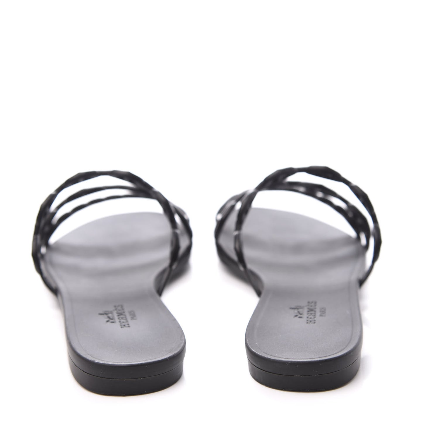 Rubber Chaine d'Ancre Rivage Sandals 36 Black