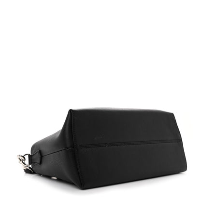 Fendi Vitello Dolce Scalloped Pearl Studded Medium By The Way Boston Bag Black 4 of 12