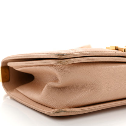 Chanel Caviar Quilted Medium Boy Flap Beige Beige 9 of 12