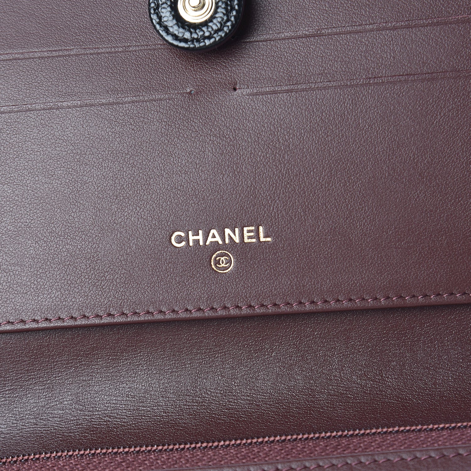 Chanel Caviar Quilted Long Wallet With Handle Black 7 of 10