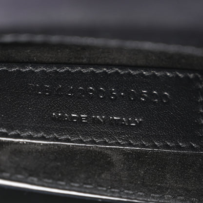 Saint Laurent Coated Bark Calfskin Medium Monogram Sunset Black 8 of 17