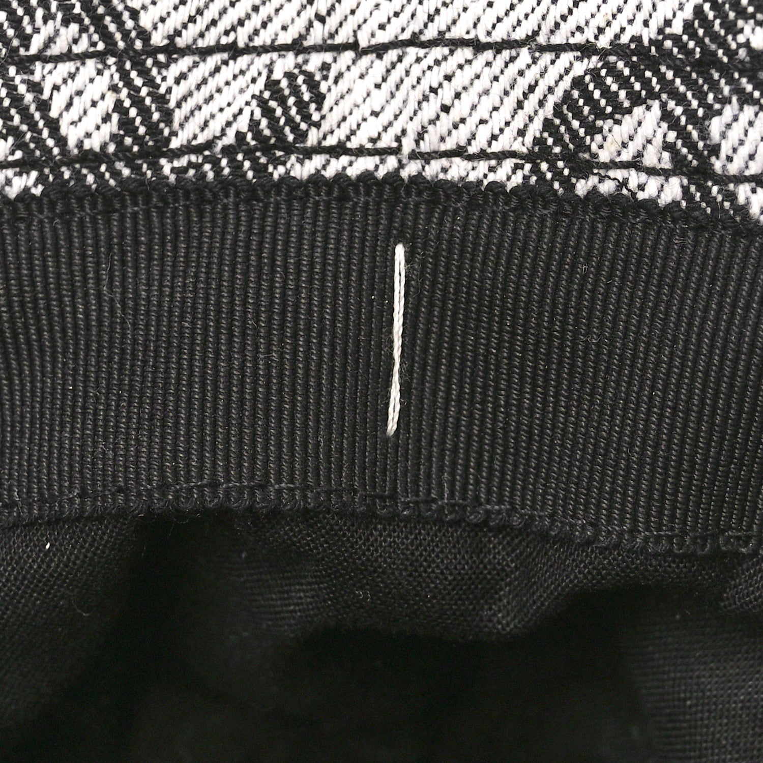 Chanel Denim CC Bucket Hat S White Black 10 of 10