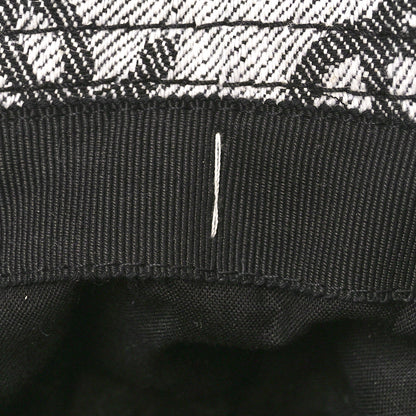 Chanel Denim CC Bucket Hat S White Black 10 of 10