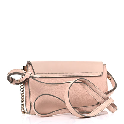 Chloe Calfskin Mini Faye Shoulder Bag Cement Pink 3 of 13