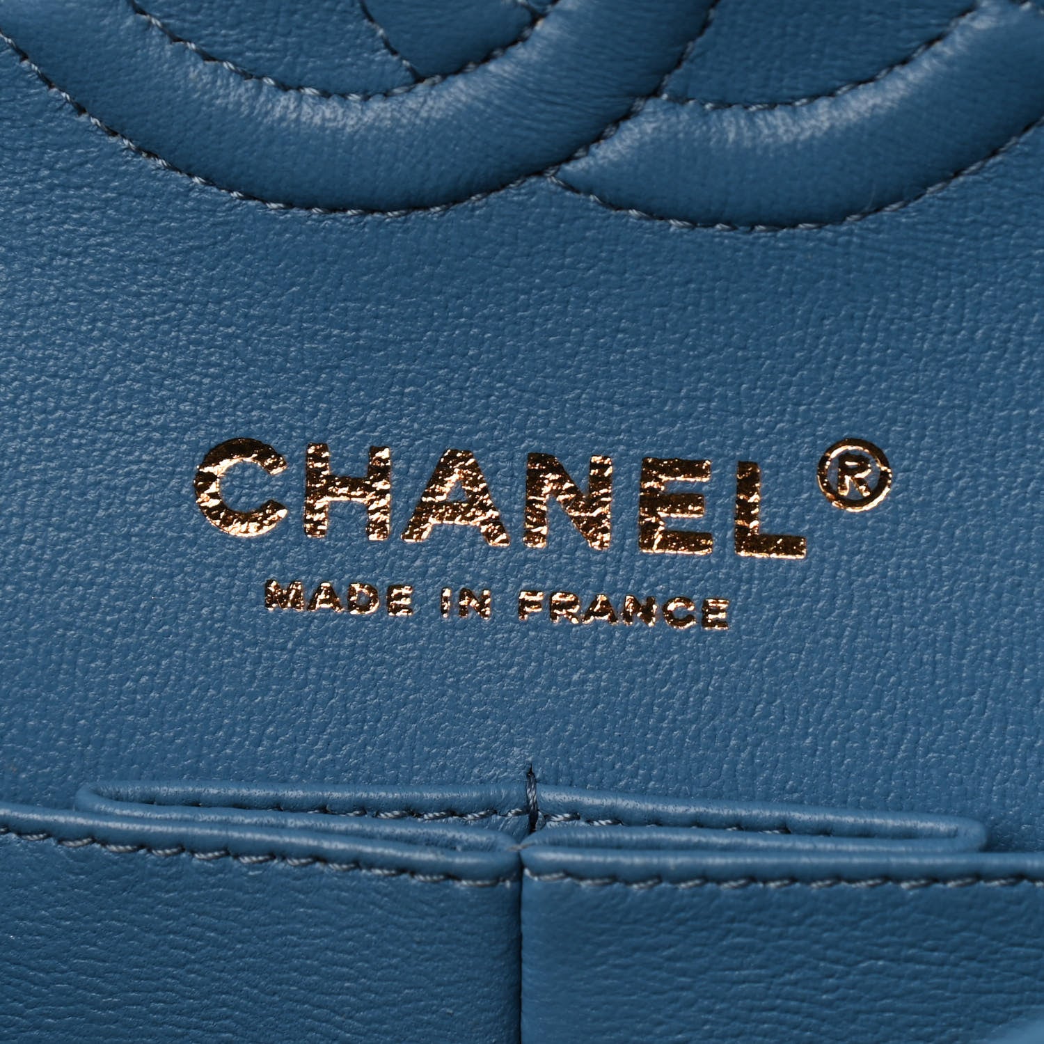 Chanel Caviar Quilted Small Double Flap Blue 6 of 10