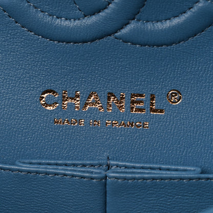 Chanel Caviar Quilted Small Double Flap Blue 6 of 10