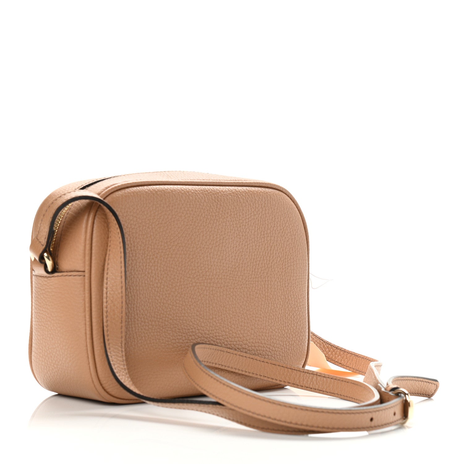 Gucci Pebbled Calfskin Small Soho Disco Bag Camelia 4 of 12