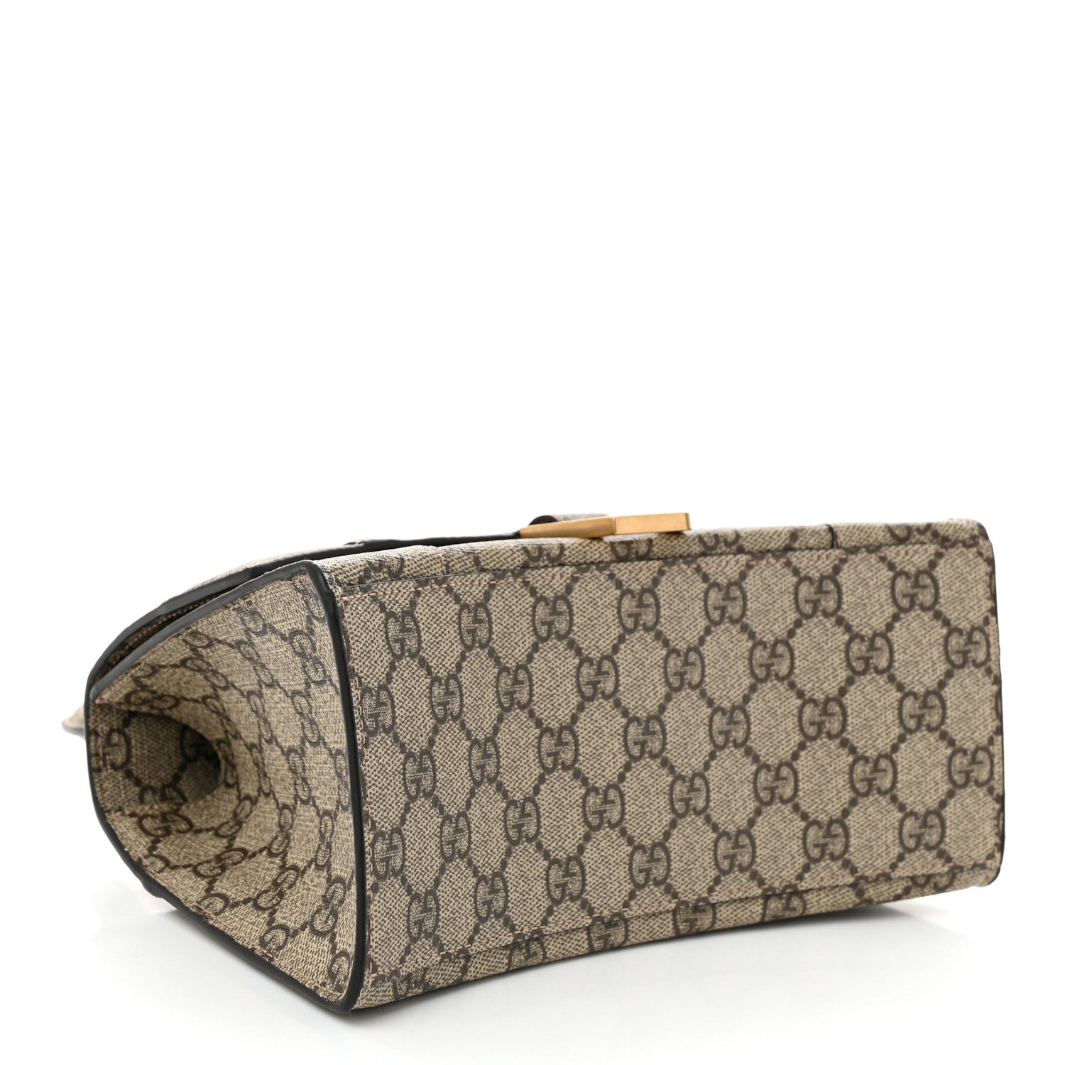 Balenciaga X GUCCI GG Supreme Monogram Small Hourglass Top Handle Bag Beige Ebony 4 of 11