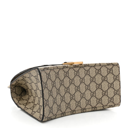 Balenciaga X GUCCI GG Supreme Monogram Small Hourglass Top Handle Bag Beige Ebony 4 of 11