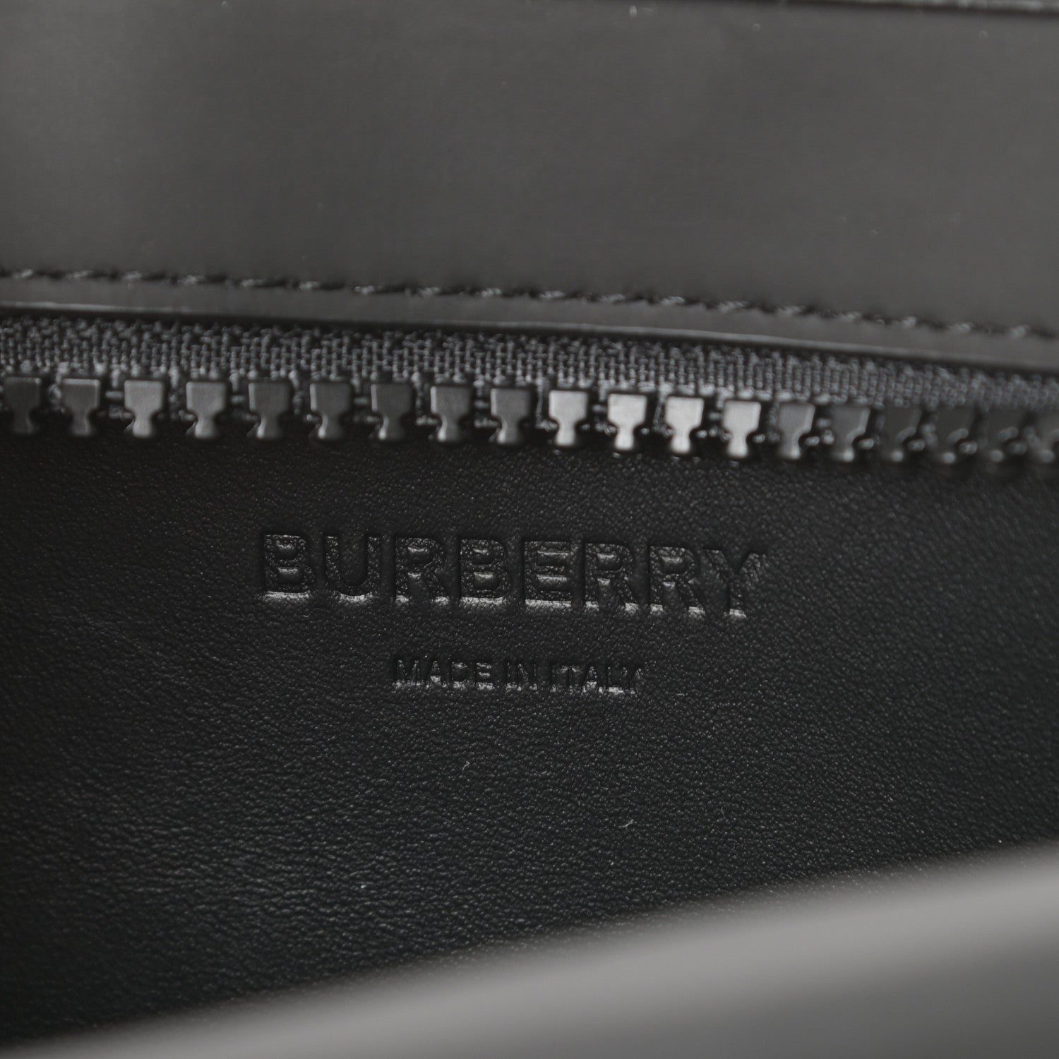 Burberry Rubberised Cotton Foldover Pocket Bag Black 6 of 9