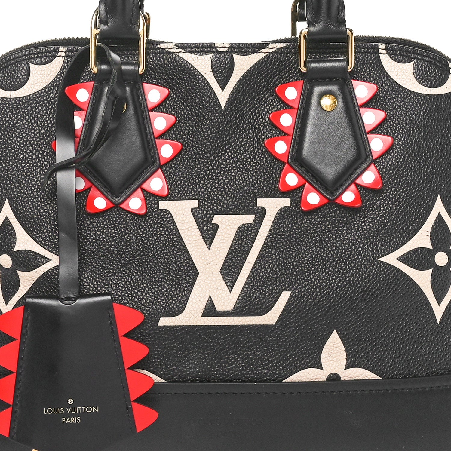 Louis Vuitton Empreinte Monogram Giant Crafty Alma PM Black Creme 7 of 9