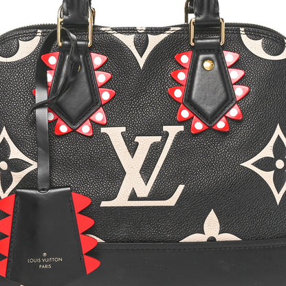 Louis Vuitton Empreinte Monogram Giant Crafty Alma PM Black Creme 7 of 9