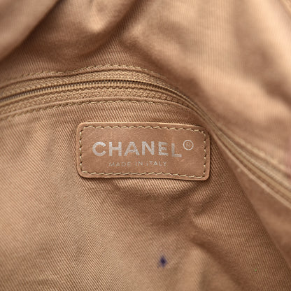 Chanel Distressed Lambskin Vintage Ligne Lady Braid Tote Brown 6 of 14