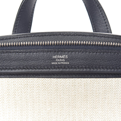 Hermes Taurillon Cristobal Cityback 30 Bleu Indigo 6 of 9