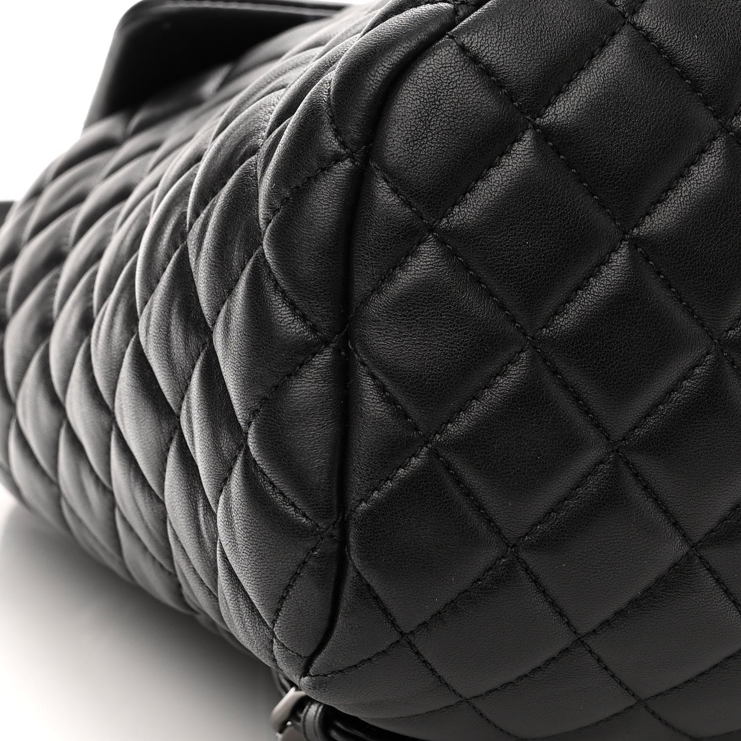 Chanel Lambskin Quilted Large Urban Spirit Backpack Black 8 of 12