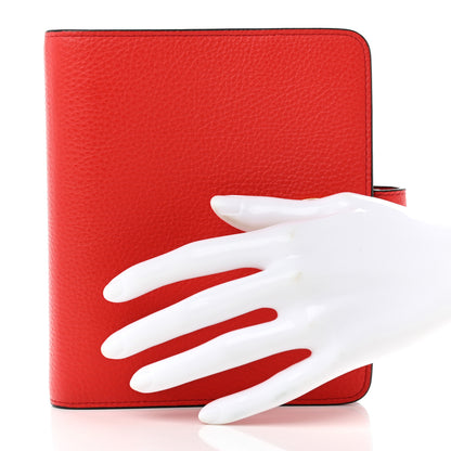 Mulberry Natural Grain Calfskin Postman's Lock Agenda Red 2 of 6
