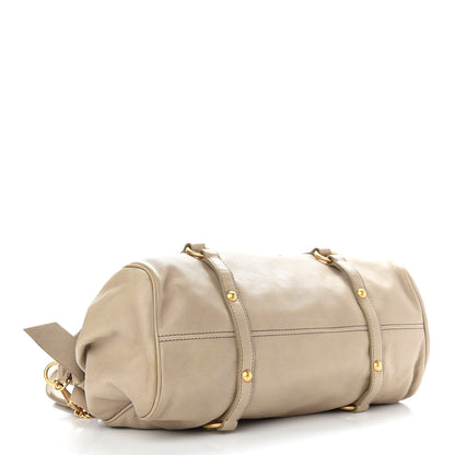 Miu Miu Vitello Lux Medium Bow Bag Alluminio 4 of 9