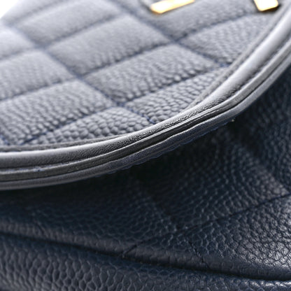 Chanel Caviar Quilted Small CC Filigree Flap Navy 14 of 14
