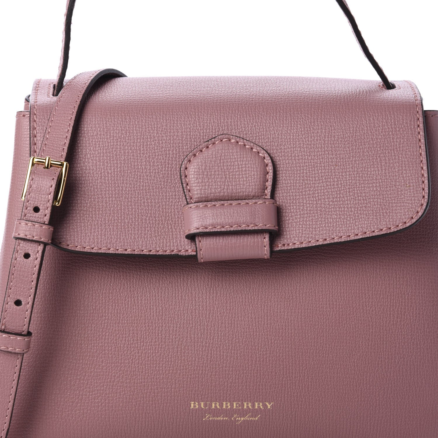 Burberry Derby Calfskin House Check Small Camberley Pink 11 of 11