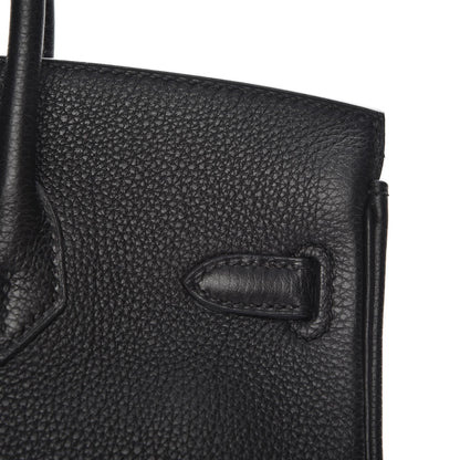 Hermes Togo Birkin 25 Black 27 of 28