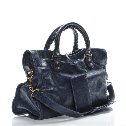 Balenciaga Agneau Giant 12 Gold Hardware City Bleu Mineral 3 of 11