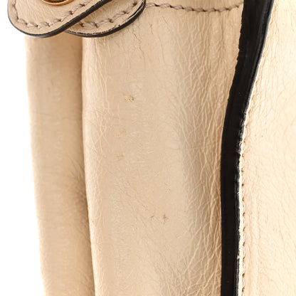 Fendi Agnello Old Shine Medium Peekaboo Iconic Satchel Camelia 13 of 14