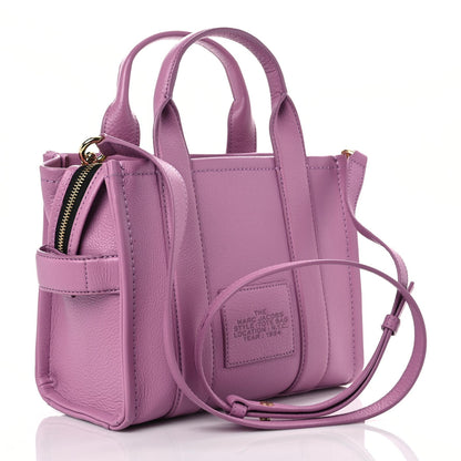 Marc Jacobs Grained Calfskin Small The Tote Bag Orchid Haze 3 of 13