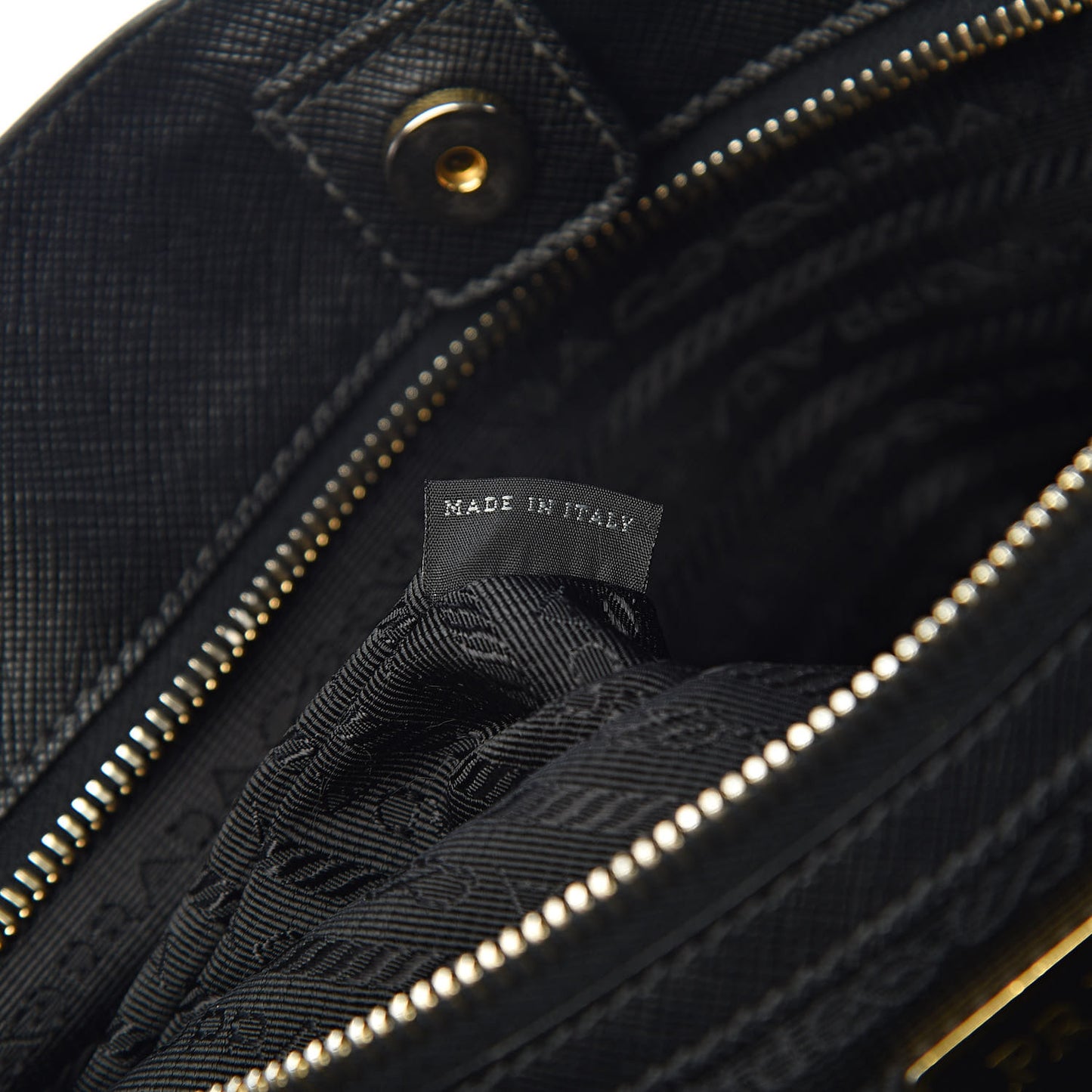 Saffiano Lux Large Tote Black