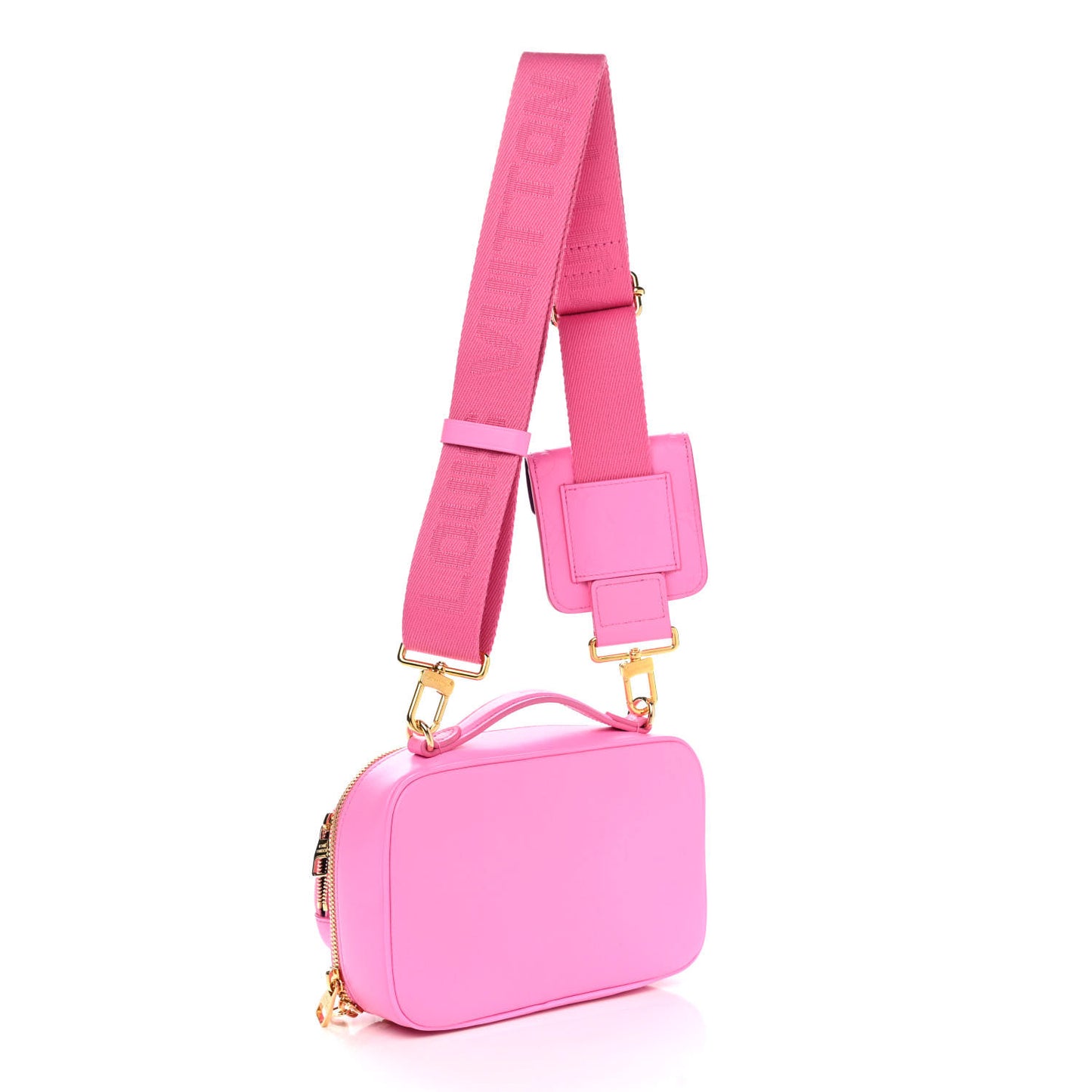 Calfskin Embossed Monogram Vuittamins Utility Crossbody Rose Violet