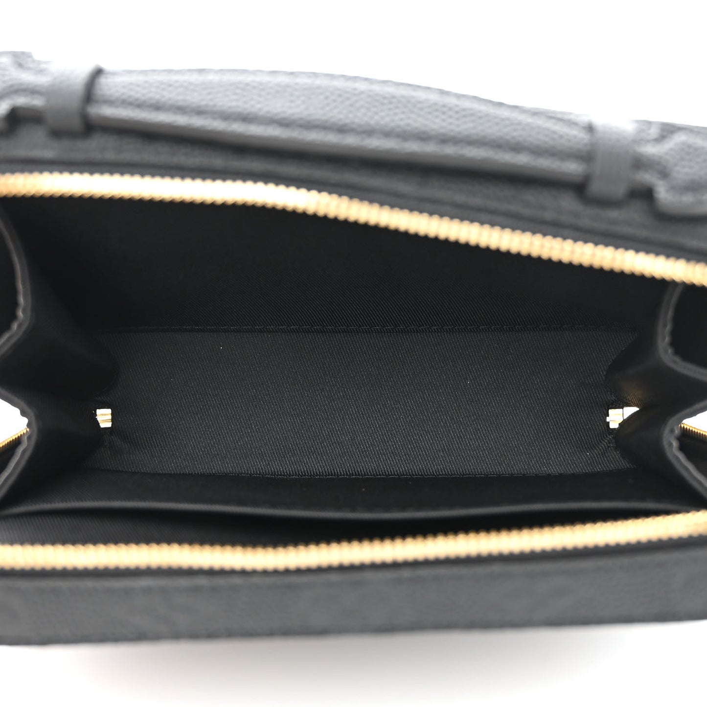 X NBA Grained Calfskin Monogram Handle Trunk Black