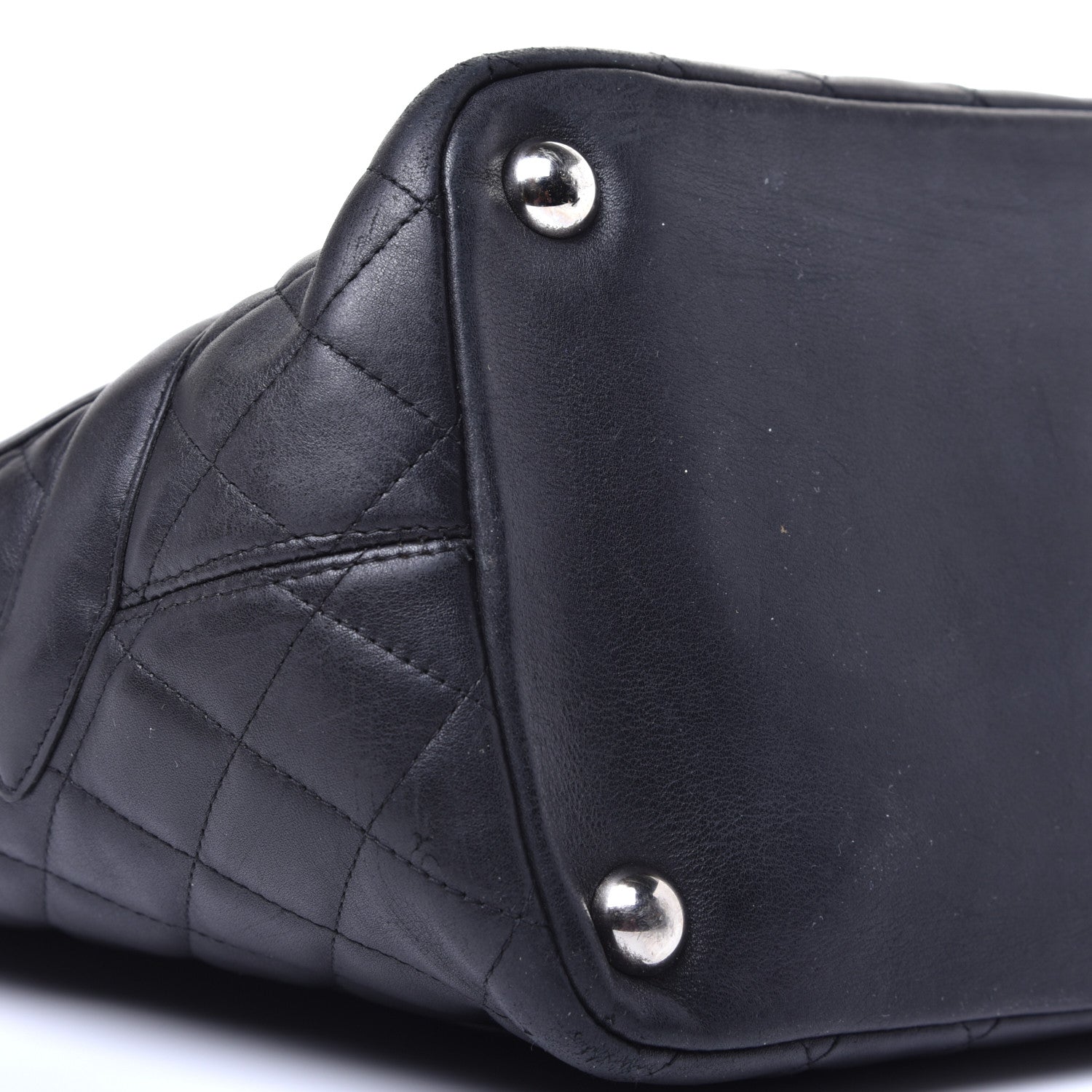 Chanel Calfskin Quilted Large Cambon Tote Black 8 of 12