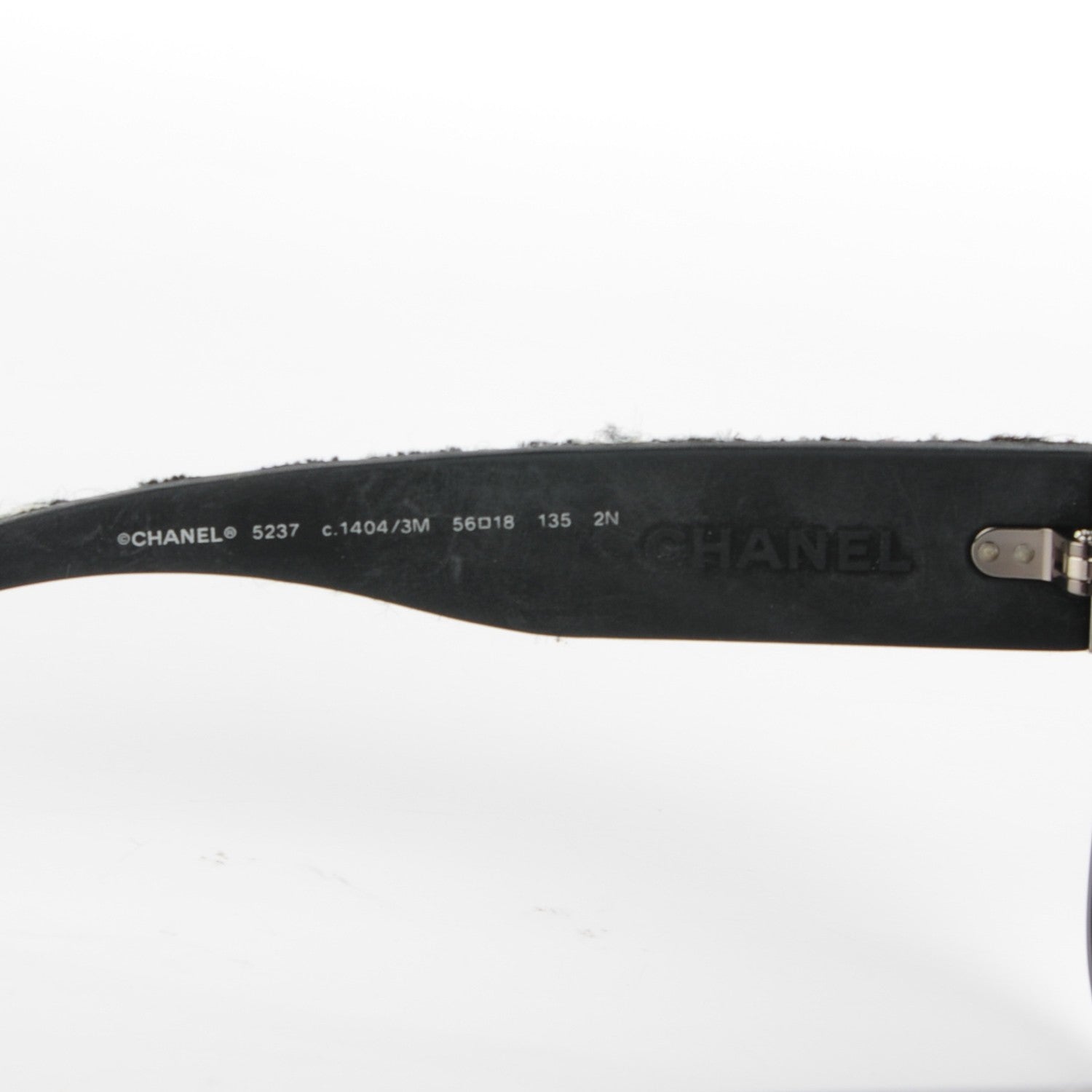 Chanel Tweed Boy CC Sunglasses 5237 Green Black 5 of 7
