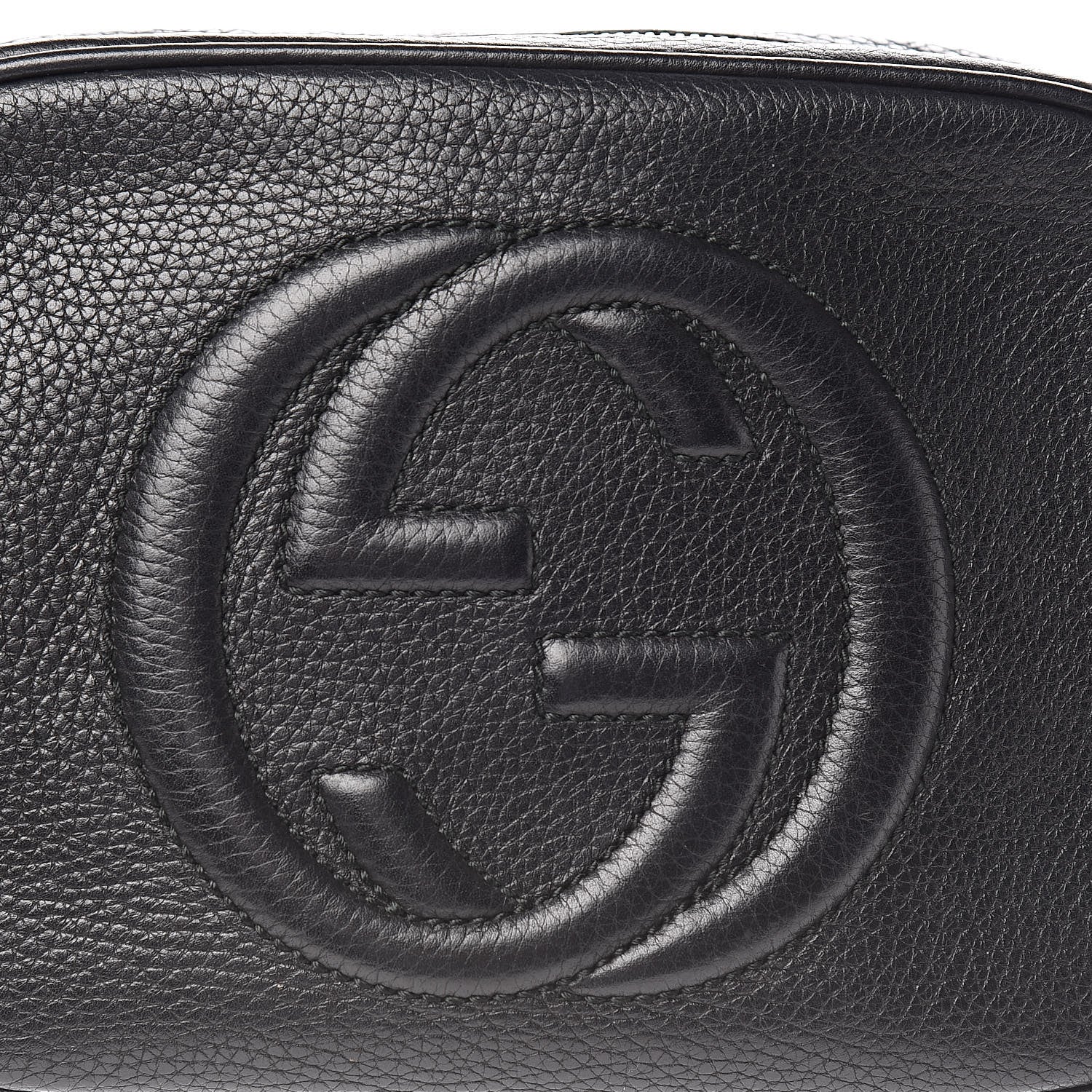 Gucci Pebbled Calfskin Small Soho Disco Bag Black 10 of 10