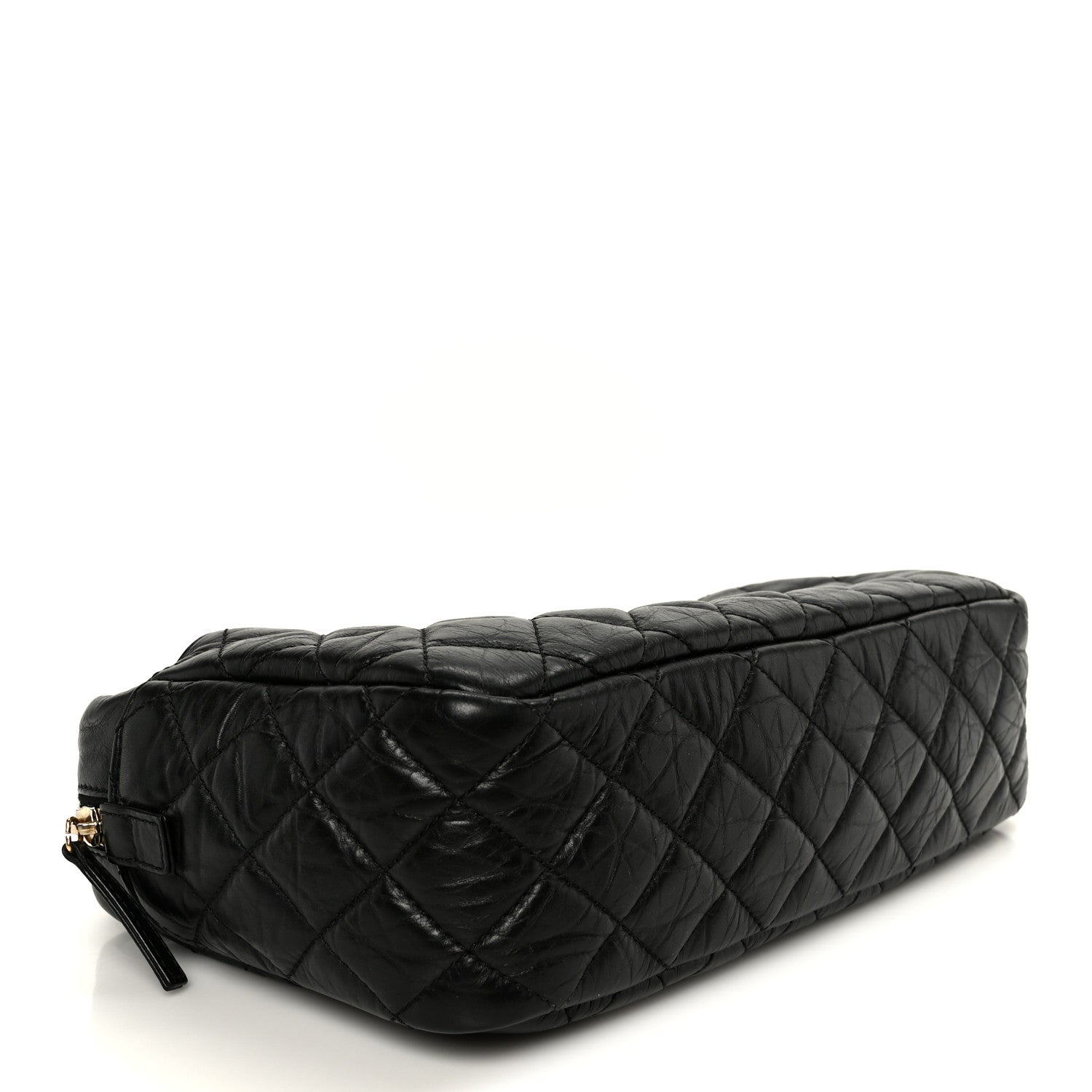 Chanel Aged Calfskin Quilted Medium Reissue Camera Case Black 4 of 11