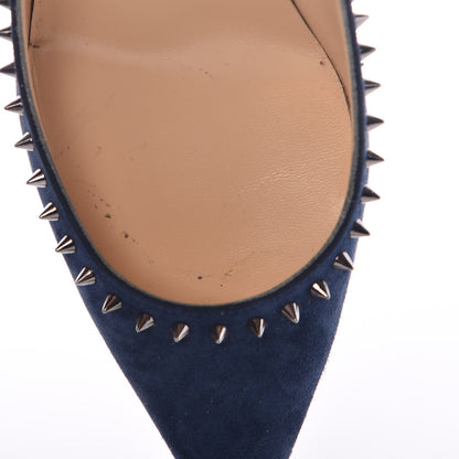 Christian Louboutin Veau Velours Anjalina 85 Pumps 36.5 Marine 11 of 14