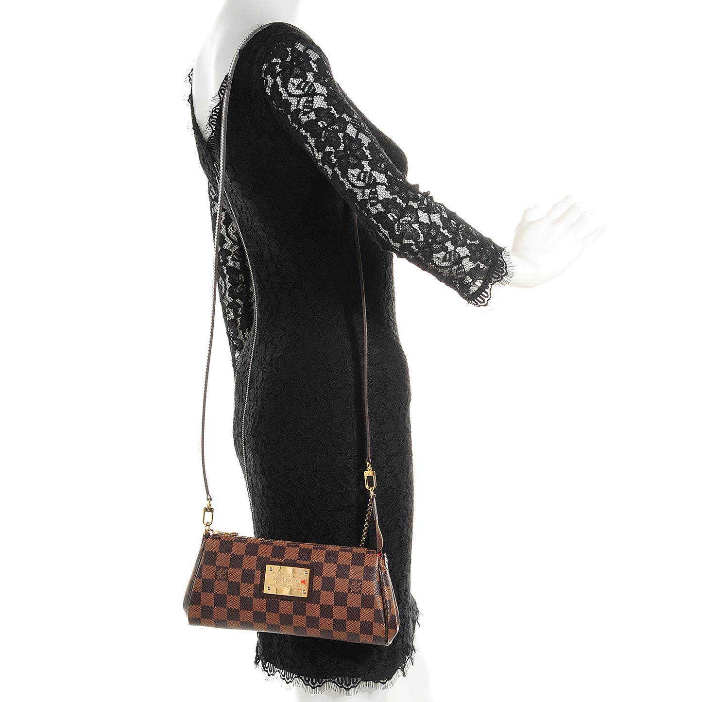 Damier Ebene Eva Clutch