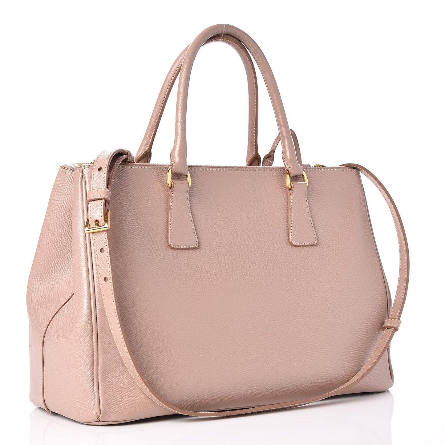 Saffiano Medium Galleria Double Zip Tote Cammeo